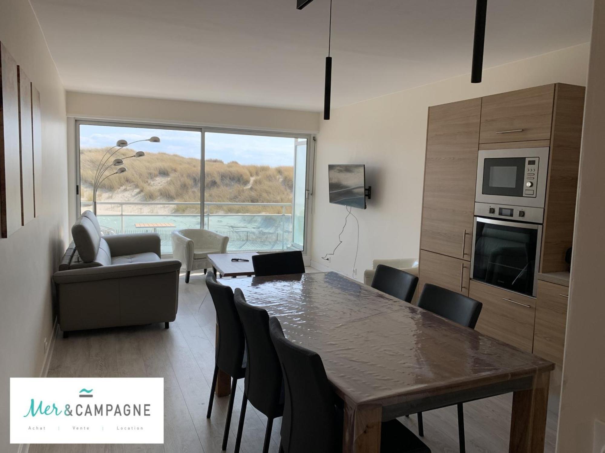 Appartement Renove Avec Garage Prive, Balcon Et Vue Mer - Fr-1-482-87 Fort-Mahon-Plage Luaran gambar