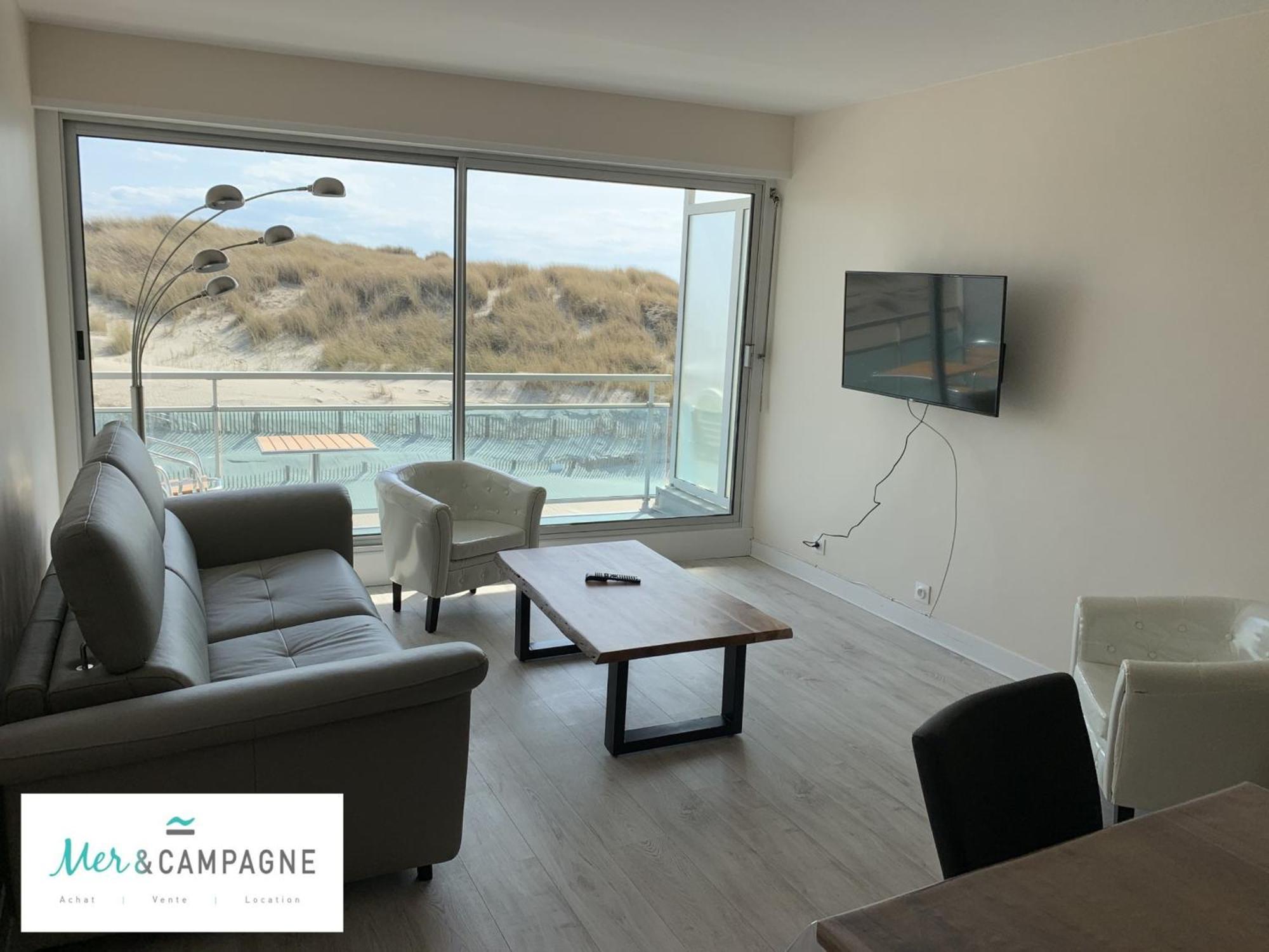 Appartement Renove Avec Garage Prive, Balcon Et Vue Mer - Fr-1-482-87 Fort-Mahon-Plage Luaran gambar