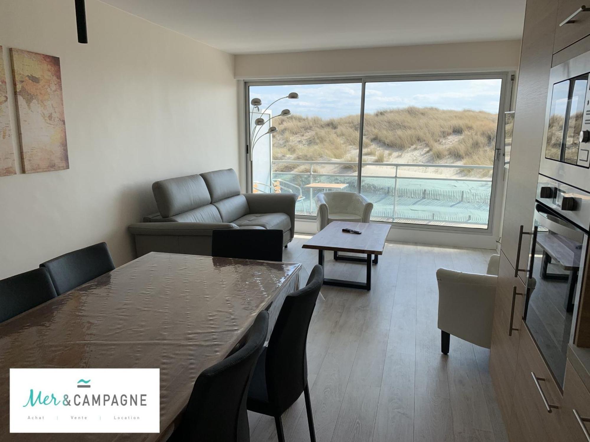 Appartement Renove Avec Garage Prive, Balcon Et Vue Mer - Fr-1-482-87 Fort-Mahon-Plage Luaran gambar